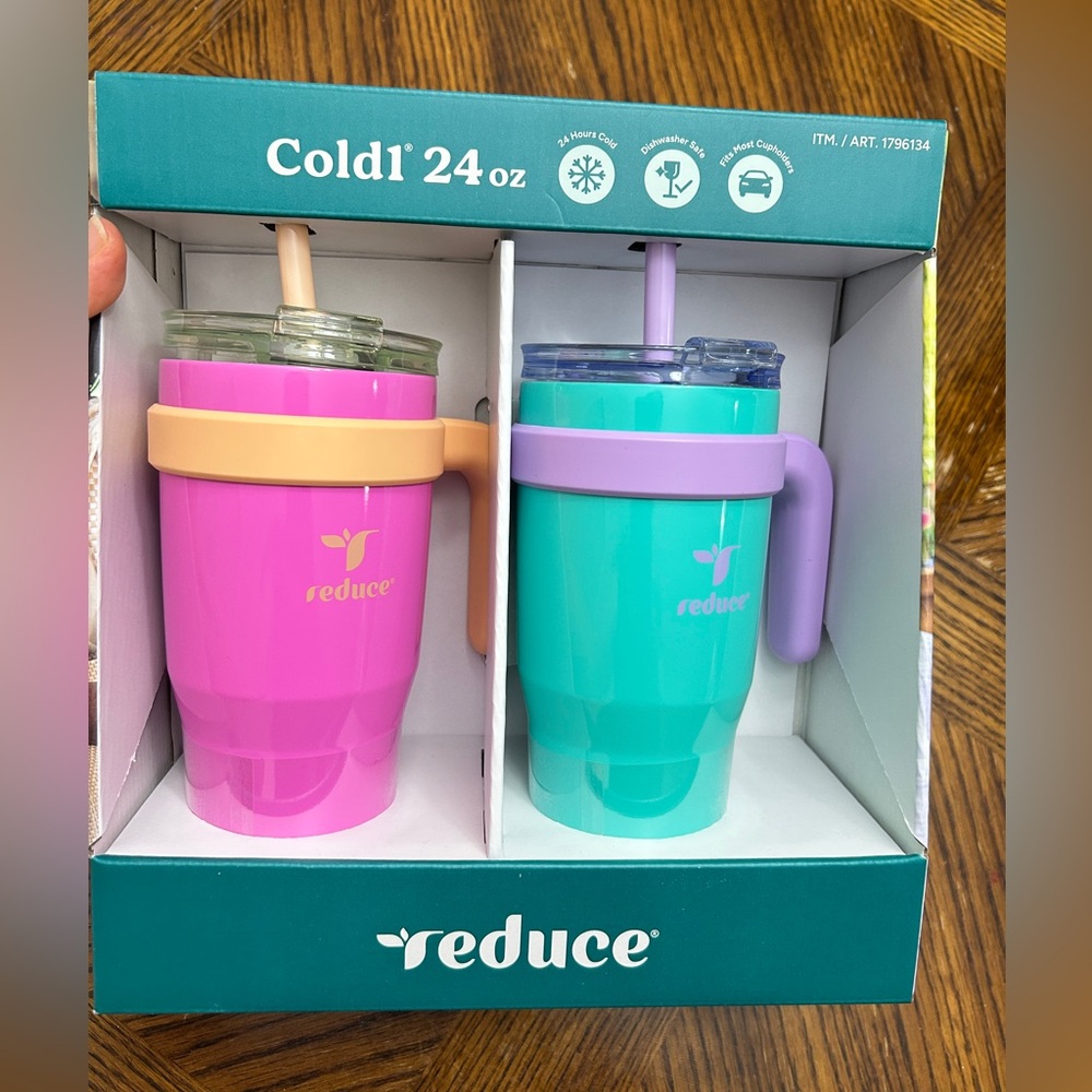 NWT Reduce Cold1 24 oz Tumblers 2 pack